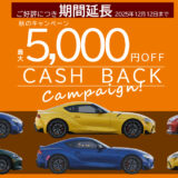 好評につき秋のレンタカーキャンペーン延長のお知らせ