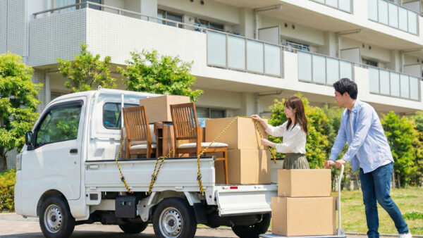 引越し・運搬をもっと便利に！軽トラ用オプションが豊富、ロープ・シート・台車も完備
